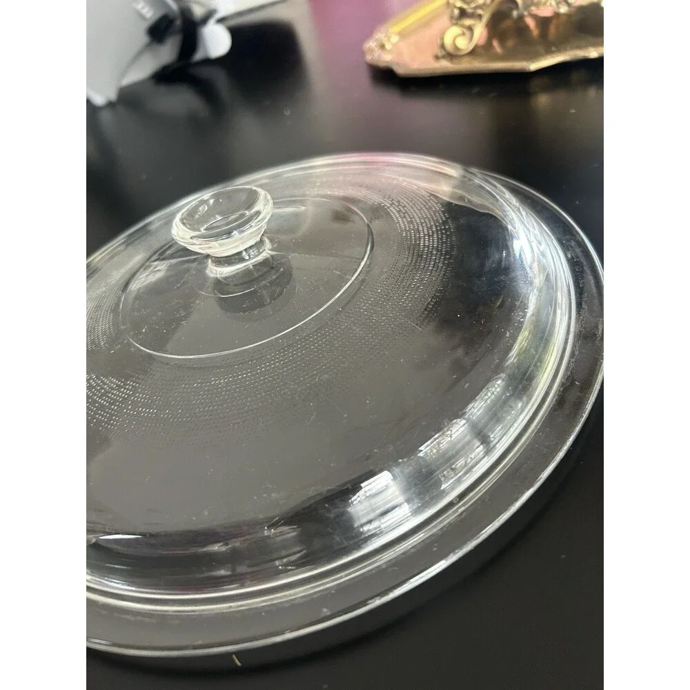 Pyrex Corning Ware Replacement Clear Glass Lid, USA 3 QT
